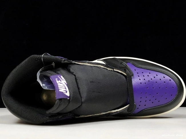Cheap Purple 555088-501 Court Air Jordan 1 0823
